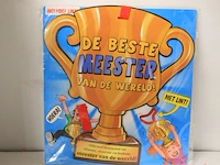 Trofee met lint en tekst beste meester in ds 77 - afbeelding 1 van  3