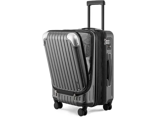 Trolley grijs 55cm/42l. - afbeelding 1 van  3