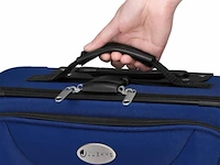 Trolley reiskofferset / kofferset athen - 5-delig - blauw - afbeelding 10 van  16