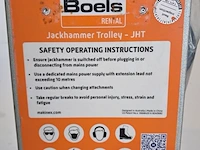 Trolley voor breekhamer 18kg makinex, easy hammer trolley, bouwjaar 2020 - afbeelding 10 van  11