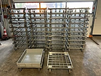 Trolley voor euronorm kratten (10x) - afbeelding 1 van  2