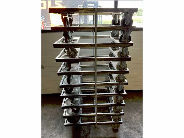 Trolley voor euronorm kratten (10x) - afbeelding 3 van  3