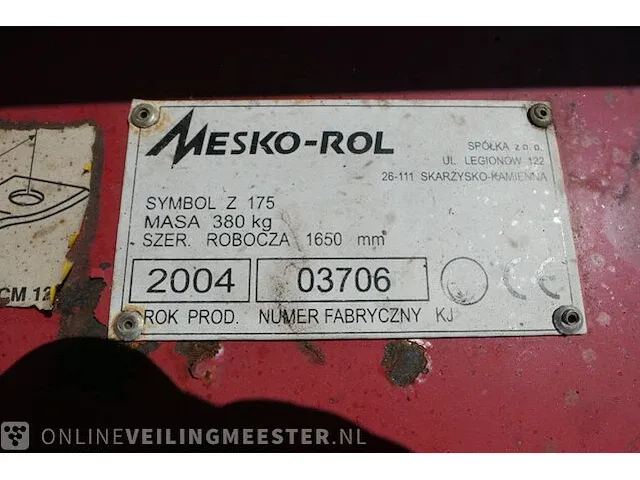 Trommelmaaier mesko-roll, z-175, bouwjaar 2004 - afbeelding 11 van  13