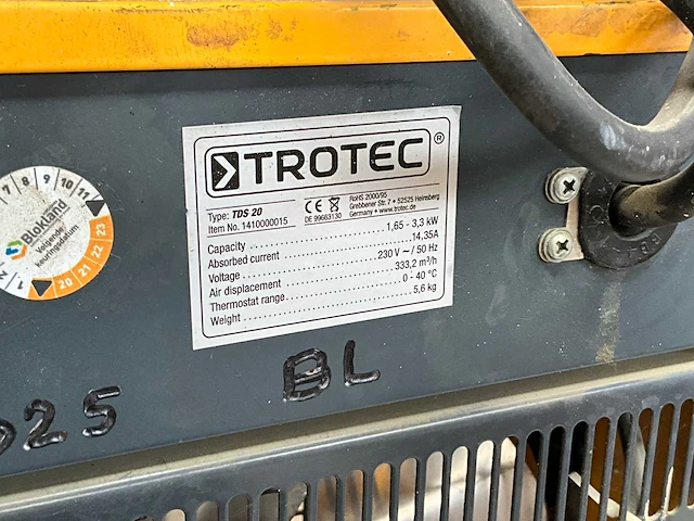 Trotec heater (2x) - afbeelding 5 van  5