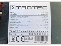 Trotec teh 200 elektroheater high performance - afbeelding 7 van  7