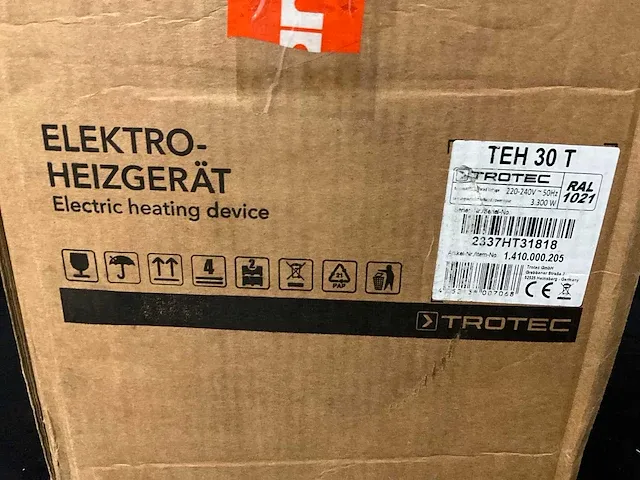 Trotec teh 30 t elektrische verwarming - afbeelding 7 van  7