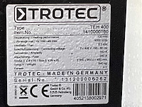 Trotec teh 400 elektrische verwarming - afbeelding 3 van  11