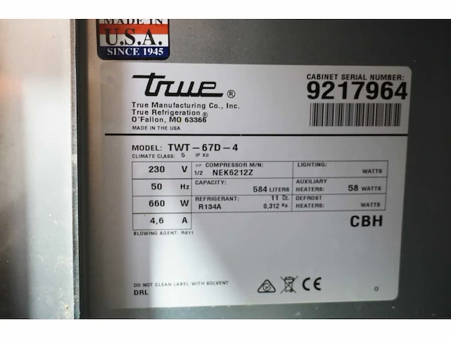 True - koelwerkbank - afbeelding 7 van  10