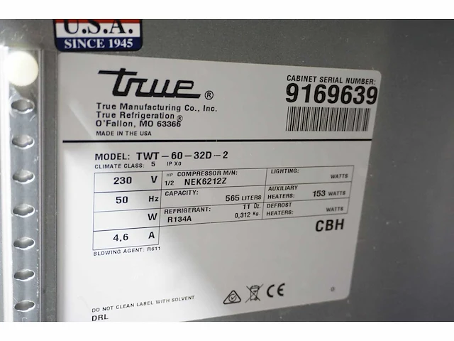 True - koelwerkbank - afbeelding 5 van  5