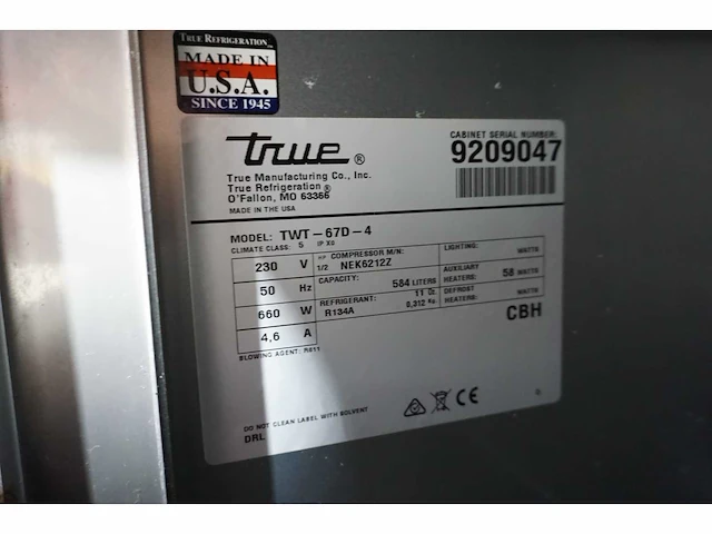 True - twt-67d-4 - koelwerkbank - afbeelding 6 van  6