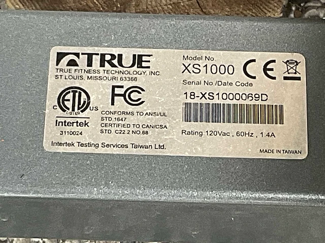 True xs1000 crosstrainer - afbeelding 9 van  9