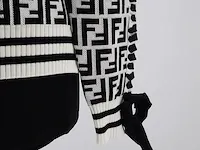 Trui, maat 42 fendi, logo print viscose sweater - afbeelding 4 van  8