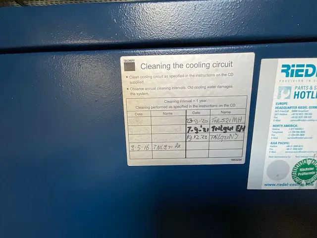 Trumpf laserlasunit + rondbuigmachine - afbeelding 47 van  52