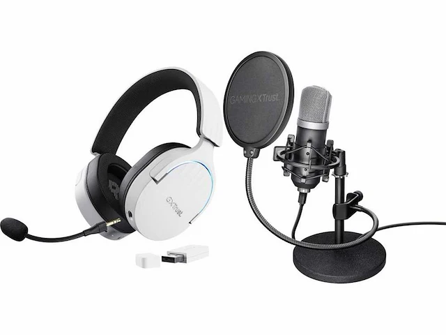 Trust gxt 252 - microfoon - en - trust gxt 491 - koptelefoon - afbeelding 1 van  2