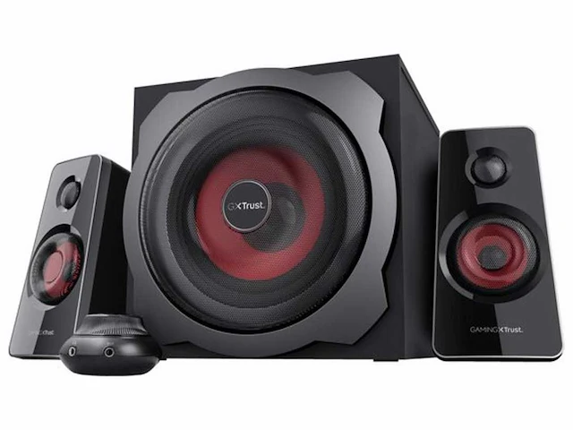 Trust gxt 38 tytan - 2.1 subwoofer speakerset - zwart - afbeelding 1 van  2