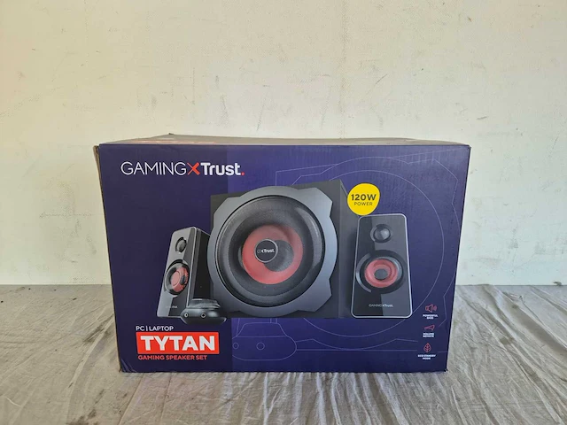 Trust gxt 38 tytan - 2.1 subwoofer speakerset - zwart - afbeelding 2 van  2
