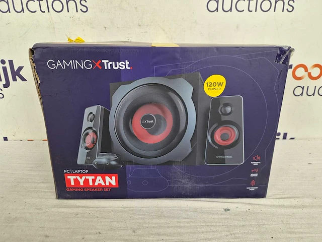 Trust gxt 38 tytan - 2.1 subwoofer speakerset - zwart - afbeelding 2 van  2