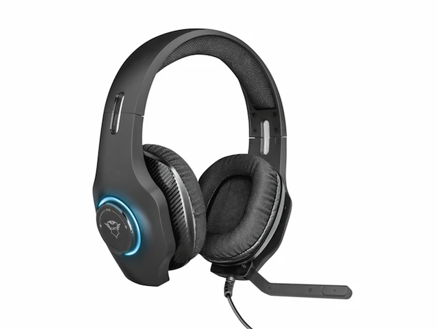 Trust gxt 455 torus headset hoofdband 3,5mm-connector zwart - afbeelding 1 van  5