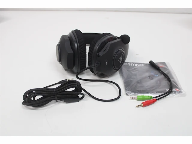 Trust gxt 455 torus headset hoofdband 3,5mm-connector zwart - afbeelding 5 van  5