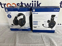 Trust gxt 488 forze - gaming headset voor ps4 official licenced - 3.5mm aansluiting - zwart - afbeelding 2 van  2