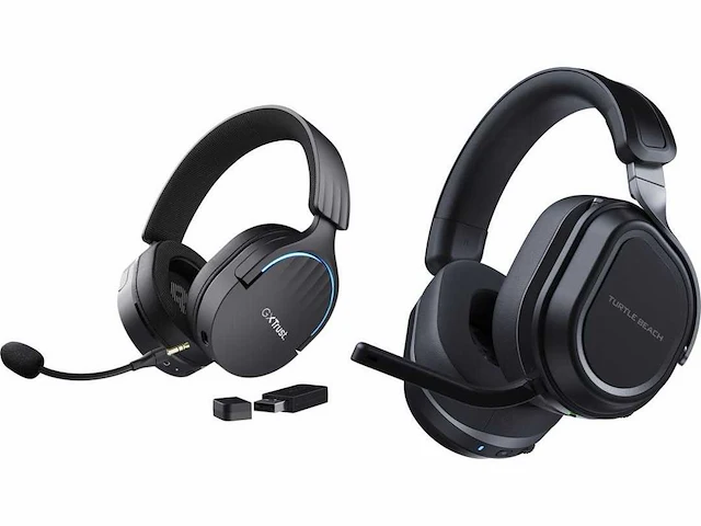 Trust gxt 491 fayzo - draadloze gaming headset voor ps5 - pc - 7.1 surround - usb dongel & bluetooth + turtle beach® stealth™ 700 gen 3 – draadloze gamingheadset - ps5, ps4, pc en mobiel - zwart - afbeelding 1 van  2