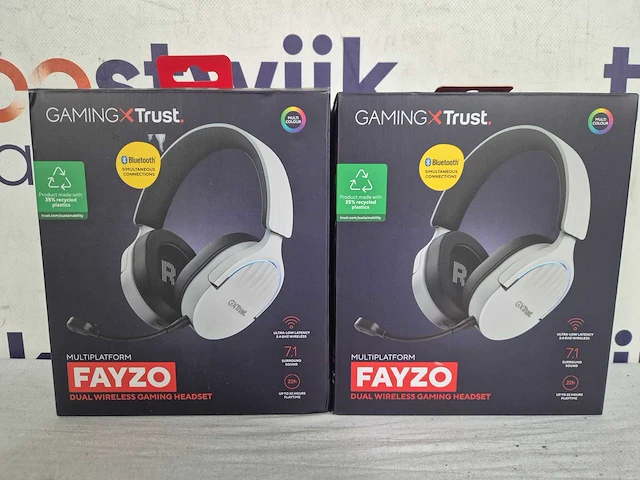 Trust gxt 491 fayzo - wit (2x) - afbeelding 2 van  2