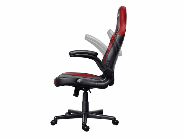 Trust gxt 703r riye gaming stoel zwart/rood - afbeelding 2 van  4