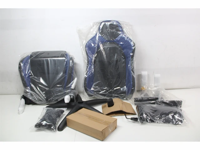 Trust gxt 714b ruya gaming stoel ergonomisch bureaustoel verstelbaar blauw - afbeelding 4 van  4