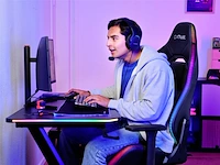Trust gxt 719 ruya gaming stoel rgb verlichting zwart - afbeelding 5 van  6