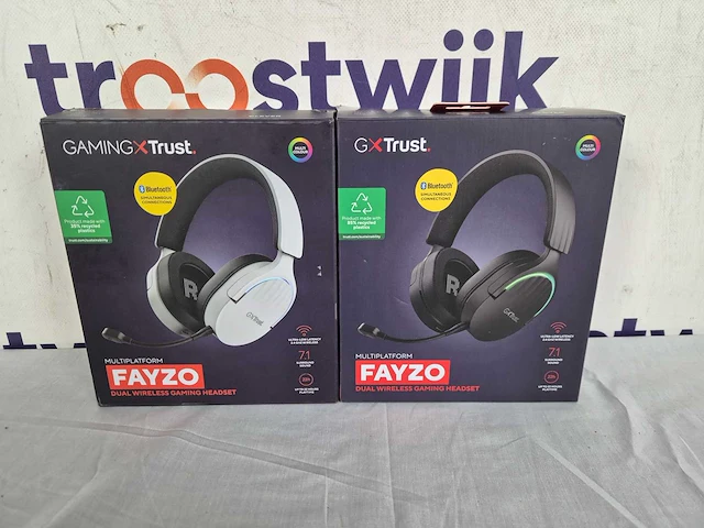 Trust gxt491 fayzo - draadloze gaming headset voor ps5 - pc - afbeelding 2 van  2