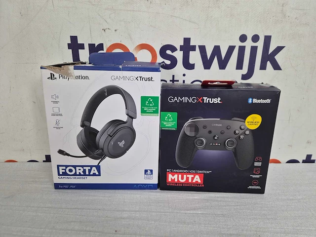 Trust gxt498 forta (zwart) en trust gxt 542 muta (zwart) - afbeelding 2 van  2
