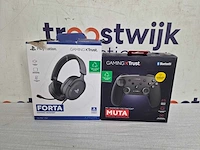 Trust gxt498 forta (zwart) en trust gxt 542 muta (zwart) - afbeelding 2 van  2