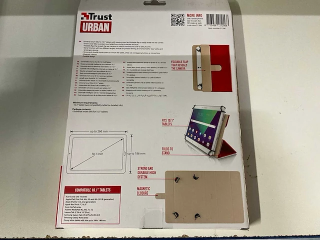 Trust / lenovo foilio cover & sleeve (55x) - afbeelding 3 van  12