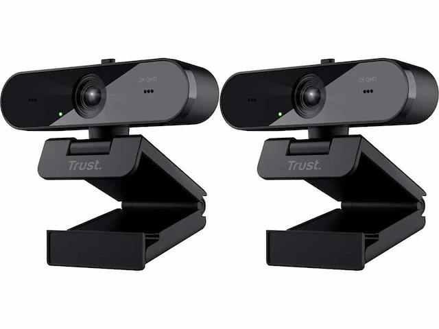 Trust taxon webcam - qhd - 2k (2x) - afbeelding 1 van  2