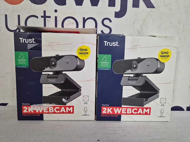 Trust taxon webcam - qhd - 2k (2x) - afbeelding 2 van  2