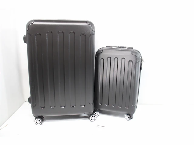 Trvlmore kofferset 2 delig 38l (handbagage) + 110l zwart - afbeelding 1 van  1