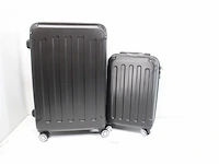 Trvlmore kofferset 2 delig 38l (handbagage) + 110l zwart - afbeelding 1 van  1
