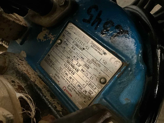 Tsurumi ktz31.5-51 vuilwaterpomp - afbeelding 4 van  4