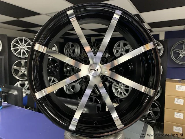 Tsw rocket aluminium velgenset - 4x100 7j et35 - afbeelding 1 van  1