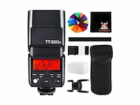 Tt350f ttl camera flash gn36 1/8000s hss mini flash speedlight voor fuji fujifilm godox - afbeelding 2 van  2