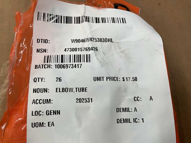 Tube elbow (26x) - afbeelding 6 van  7