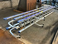 Tubesca 1x10 ladder met nokhaak (3x) - afbeelding 1 van  5
