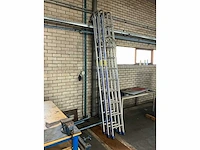 Tubesca 1x10 ladder met nokhaak (3x) - afbeelding 3 van  5
