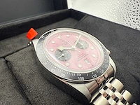 Tudor black bay chrono pink | 79360n-0019 | "inter miami" | pink dial | 06-2025 | new - afbeelding 2 van  12