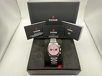Tudor black bay chrono pink | 79360n-0019 | "inter miami" | pink dial | 06-2025 | new - afbeelding 4 van  12