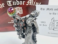 Tudor mint england - crystal queen statuette met zilver vergoten - afbeelding 3 van  6