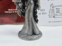 Tudor mint england - crystal queen statuette met zilver vergoten - afbeelding 4 van  6