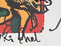 “tuig van de richel”, zeefdruk van herman brood , te dateren omstreeks 1995 - afbeelding 3 van  3