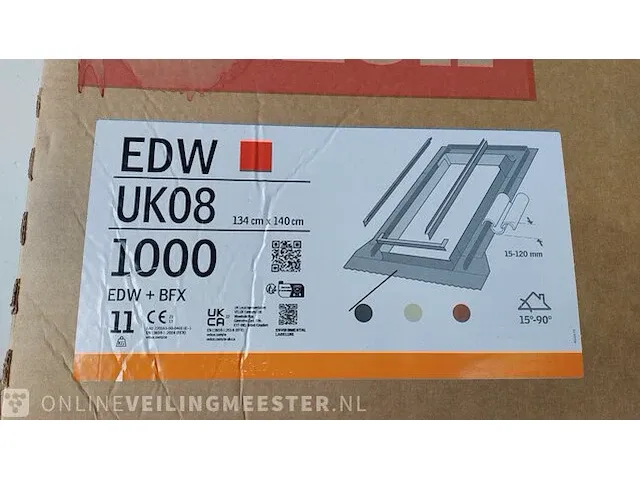 Tuimelvenster met gootstuk velux, ggl uk08 2070, edw uk08 1000 - afbeelding 4 van  4