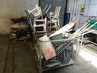 Tuin & terras diverse tafels, stoelen en gereedschap (4x) - afbeelding 1 van  8